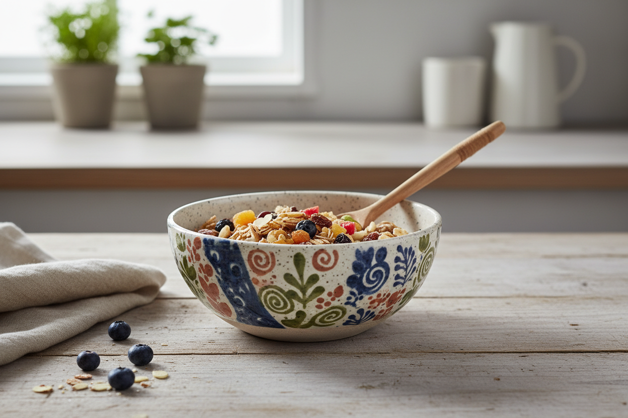 handbehmalte Müssli schüssel 